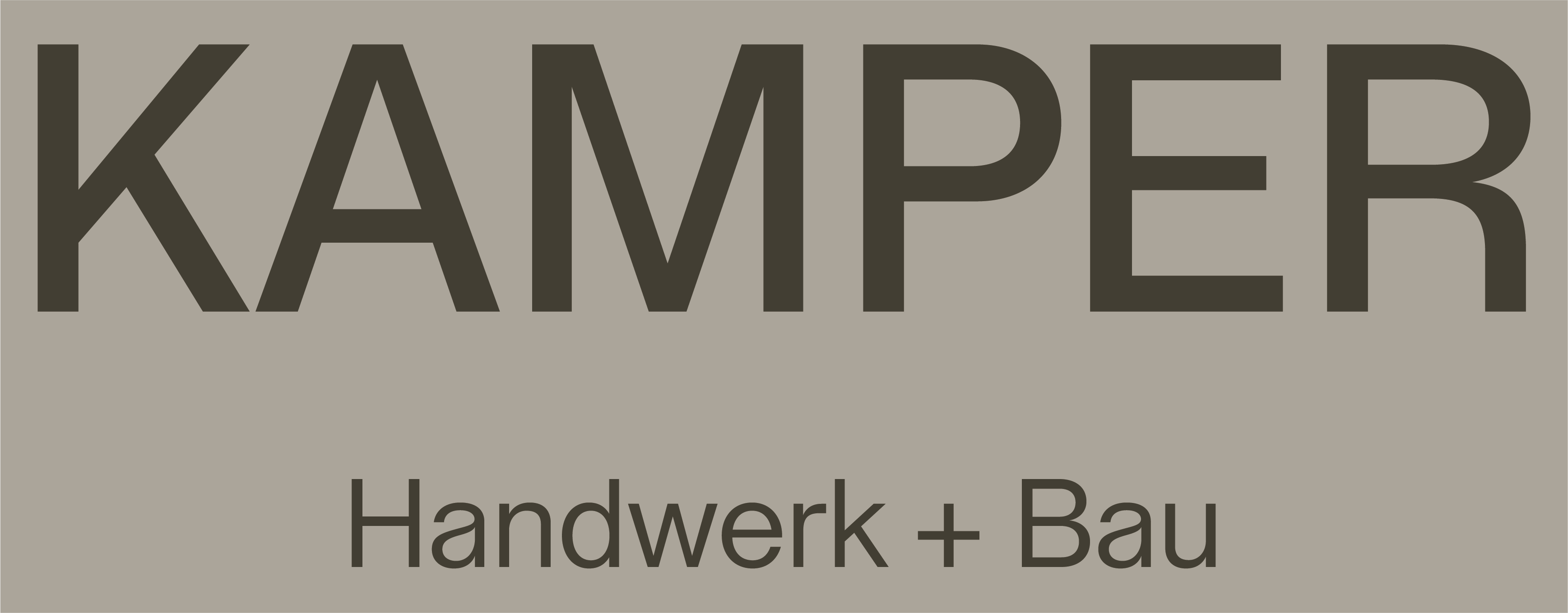 Logo KAMPER HANDWERK+ BAU GMBH